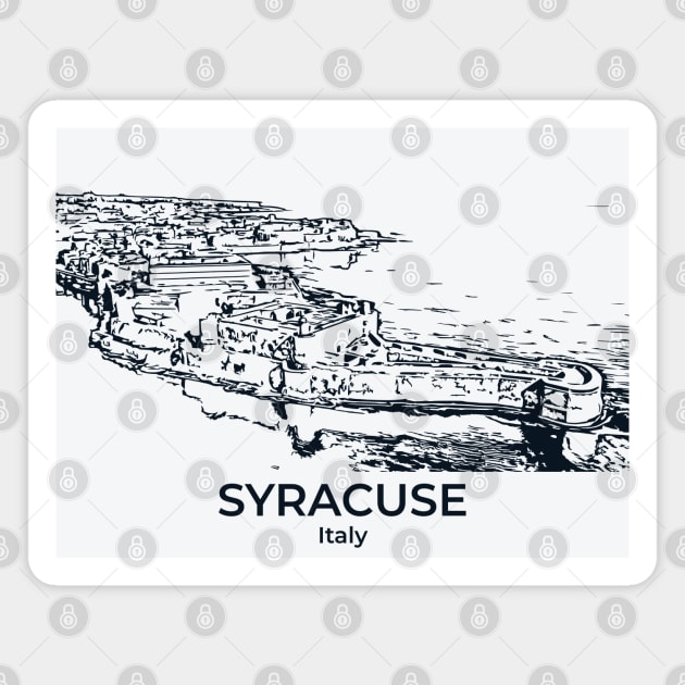 Syracuse - Italy Magnet by Lakeric